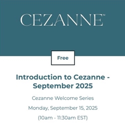 Virtual - Introduction to Cezanne - September 15th, 2025